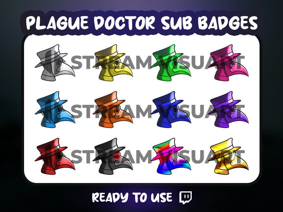 Plague Doctor Badges 
