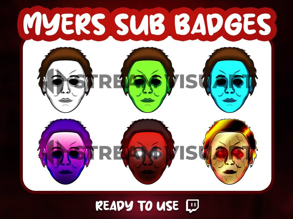 Halloween Twitch Badges Twitch Sub Badges Twitch 