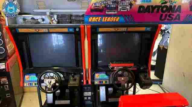 Arcade Game Holds $400K and Firearm