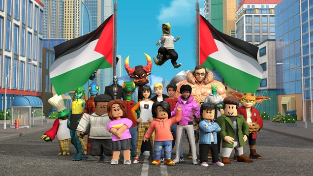 Children Participate in Pro-Palestinian Demonstrations in Hit Game