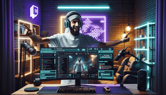 A Twitch streamer successfully monetizing their channel through professionally designed overlays.