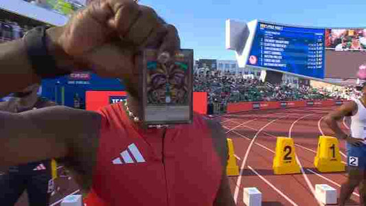 Olympian Wins Races with Yu-Gi-Oh Cards in Tow