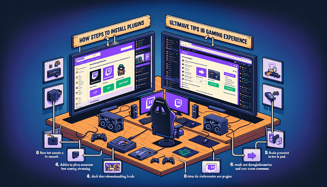 Beginner's guide: steps to install plugins and helpful tips for Twitch streamers' ultimate gaming experience.