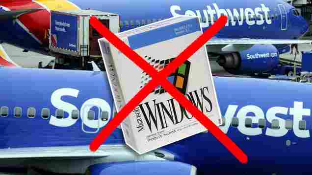 Southwest Airlines: Not Running Windows 3.1 in 2024