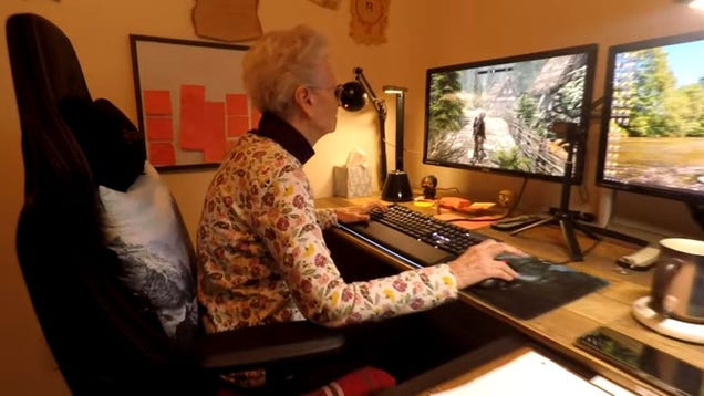 Skyrim's Beloved Grandma Shirley Bids Farewell to YouTube at 88