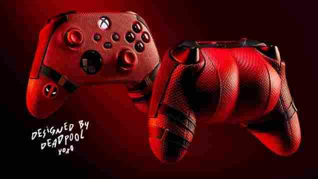 New Xbox Controller Features Deadpool's Unique Design