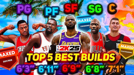 Top 5 NBA 2K25 Builds for MyPlayer Success