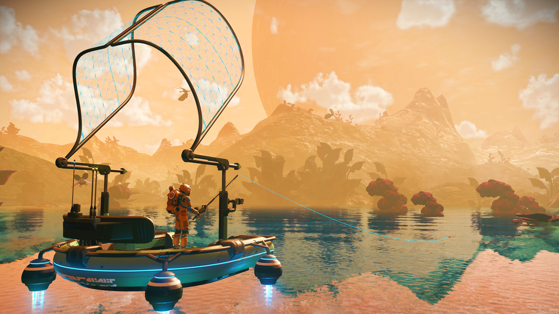 Fan art sparks new fishing update in No Man’s Sky