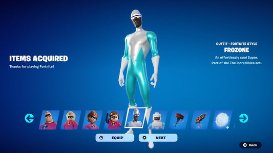 frozone fortnite gameplay