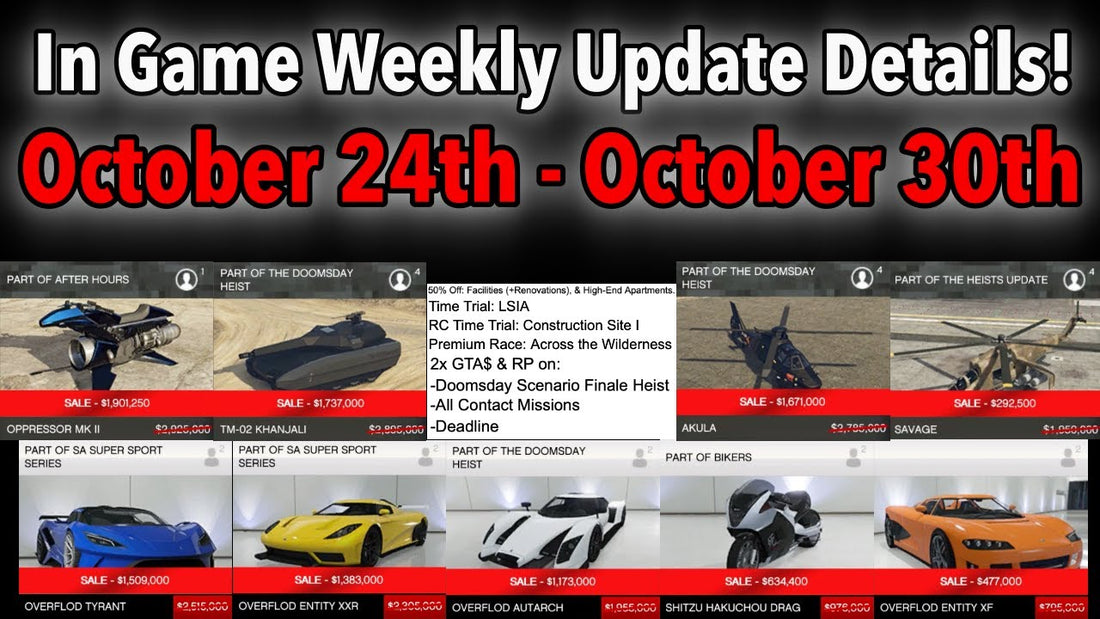 gta v weekly update