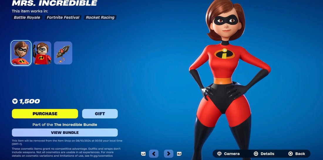 mrs incredible fortnite