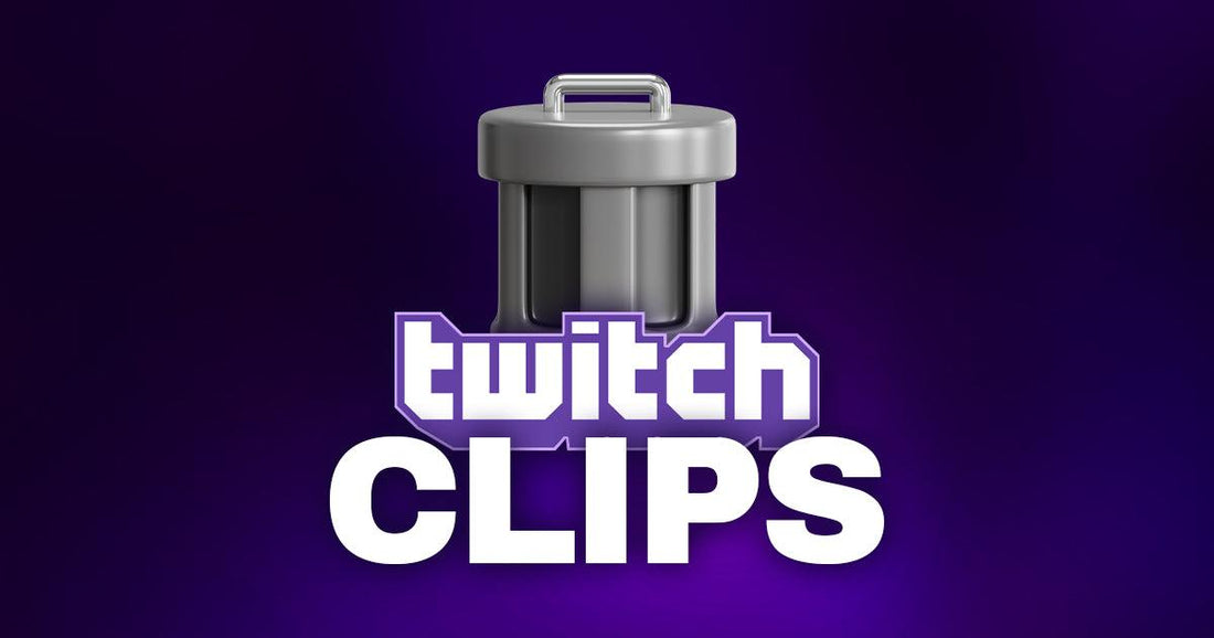 supprimer un clip sur twitch 