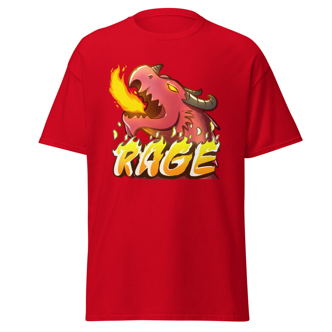 Dragon Rage T-Shirt - Soft, Comfortable, and Stylish for Gamers and Streamers