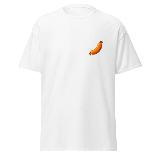 Fun Sausage Gamer Tee – Unleash Your Streaming Vibe in White