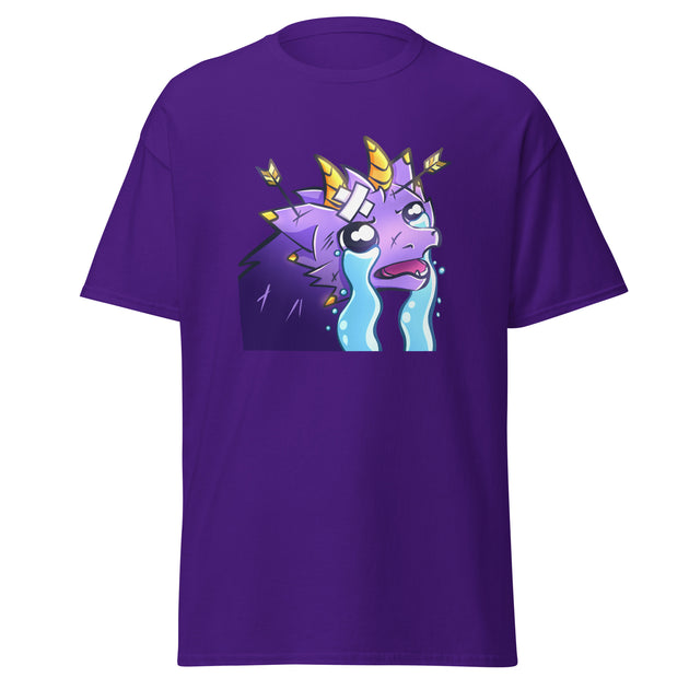 Kawaii Cry Dragon T-Shirt - Soft, Comfortable, Unique Design for Gamers and Streamers