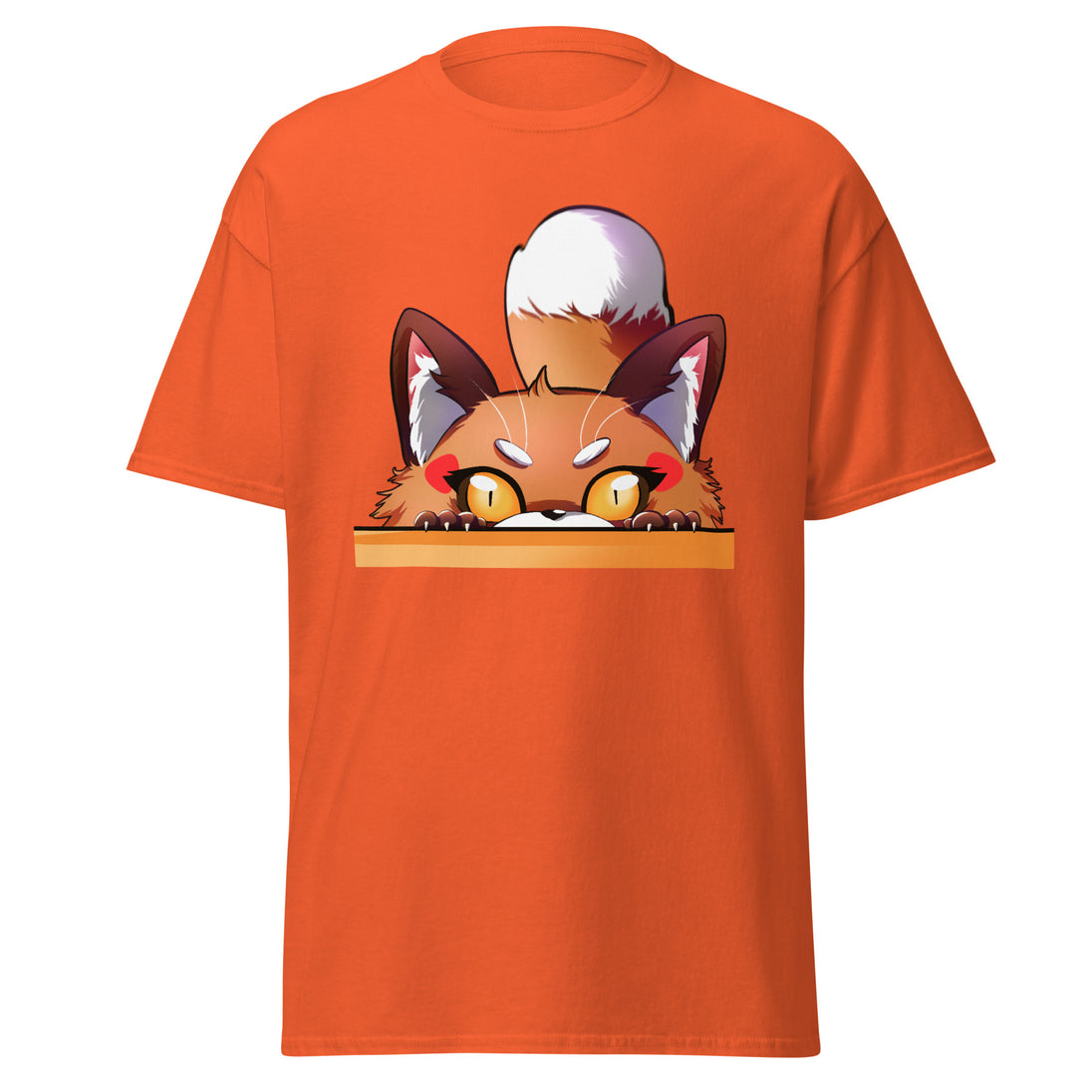 Kawaii Fox Lurk T-Shirt - Soft, Comfy, and Perfect for Gamers and Streamers