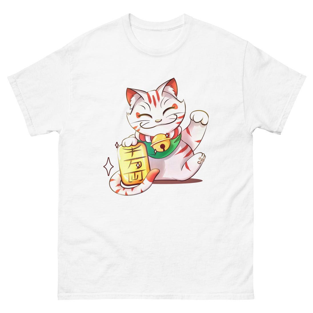 Maneki Neko T-Shirt - Soft, Comfortable, and Stylish for Gamers and Streamers