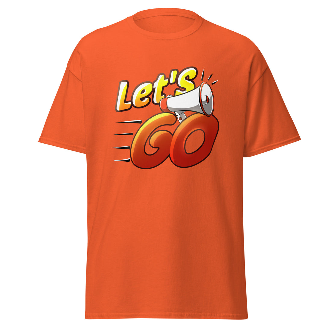Megaphone Let's Go T-Shirt - Soft, Comfortable, and Perfect for Gamers and Streamers