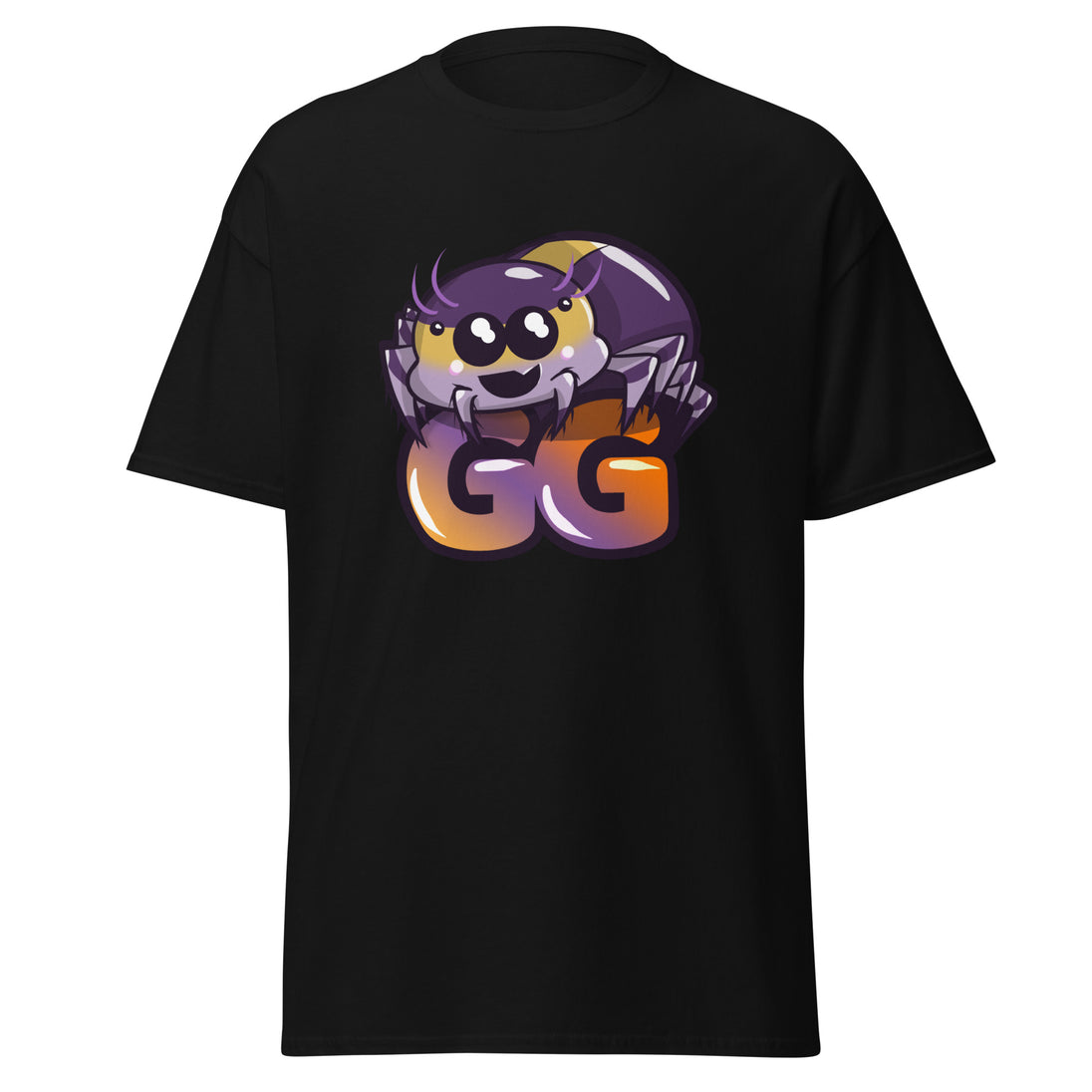 Purple Spider GG Gamer/Streamer T-Shirt - Soft, Comfy, and Stylish