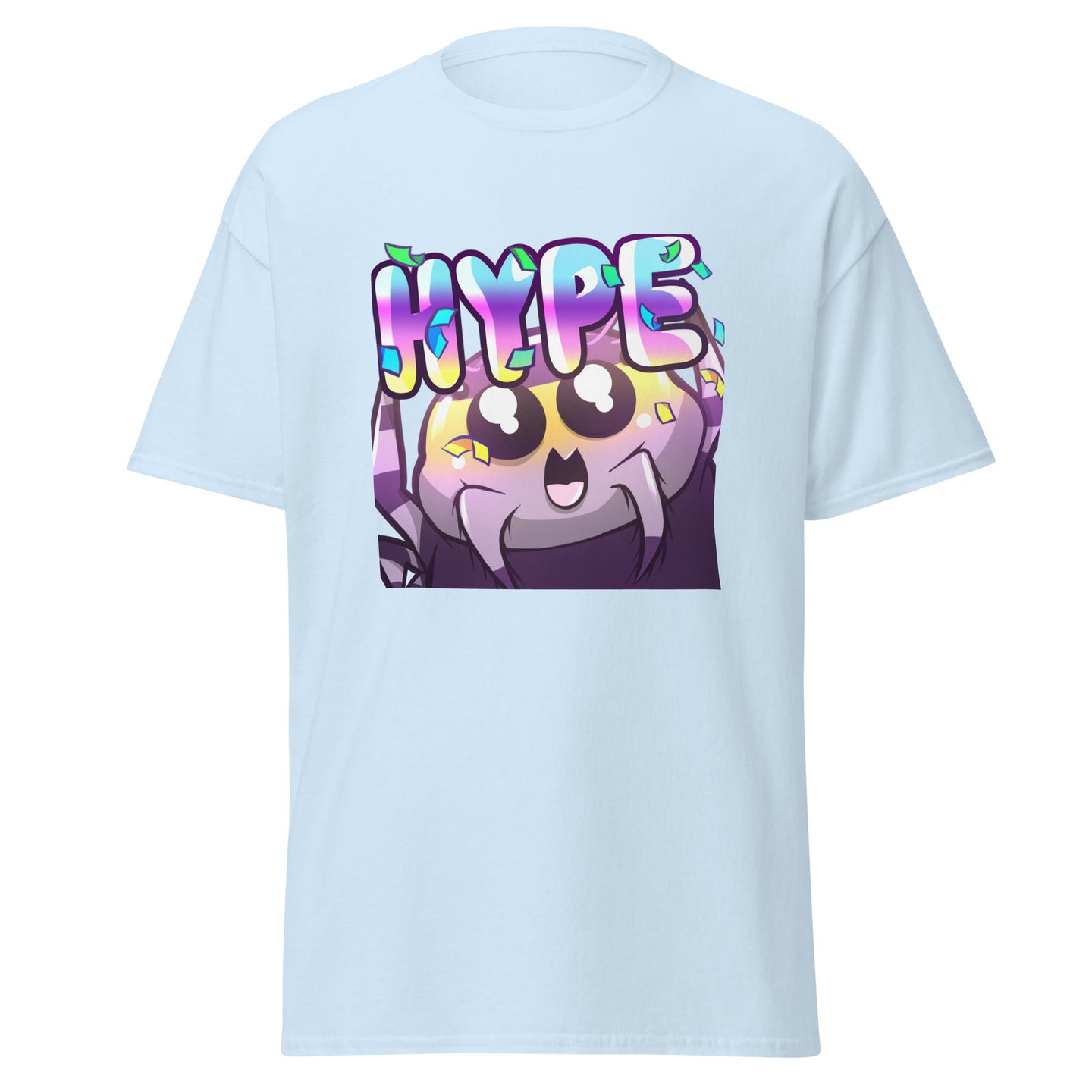Purple Spider Hype Gamer T-Shirt - Soft, Comfortable, and Unique Design