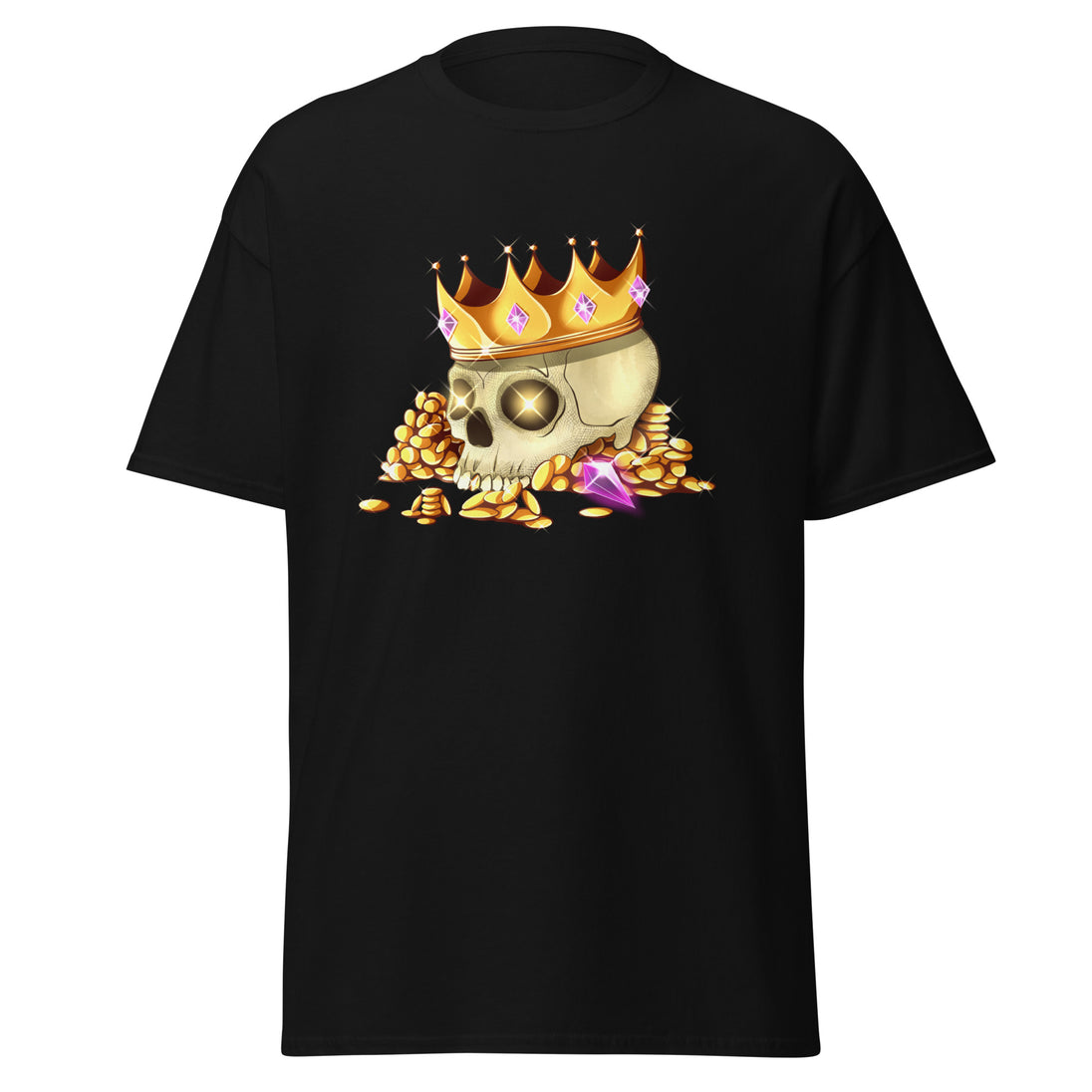 Skull Pirate Treasure T-Shirt - Soft, Comfortable, and Unique Design for Gamers and Streamers