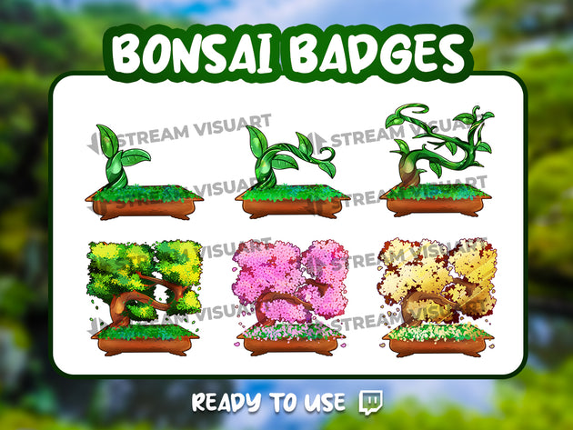 Bonsai Twitch Badges