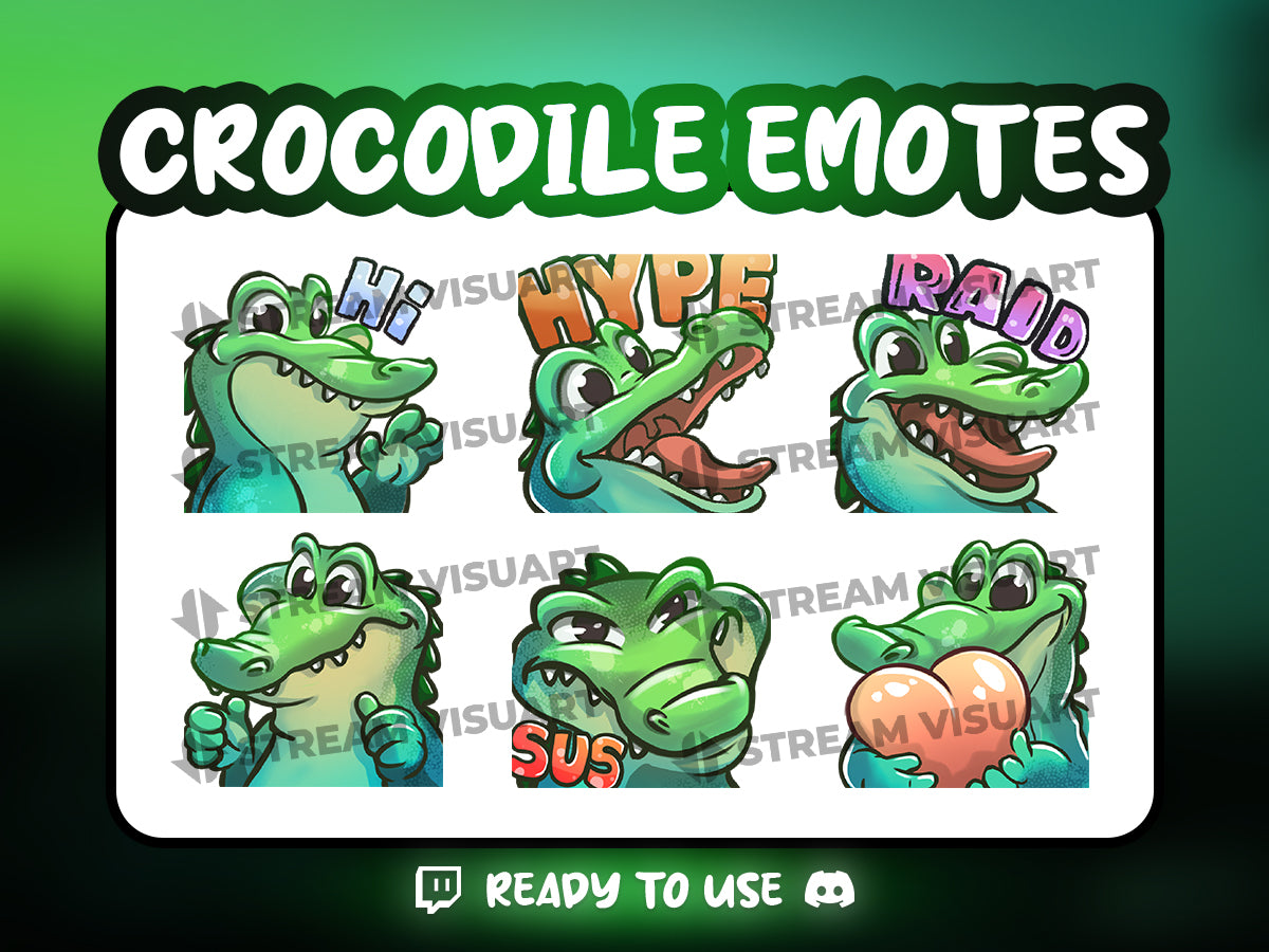 Crocodile Emotes