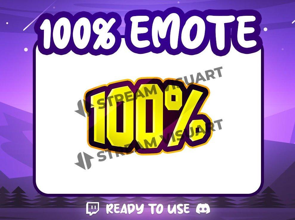 100% Emote - StreamersVisuals