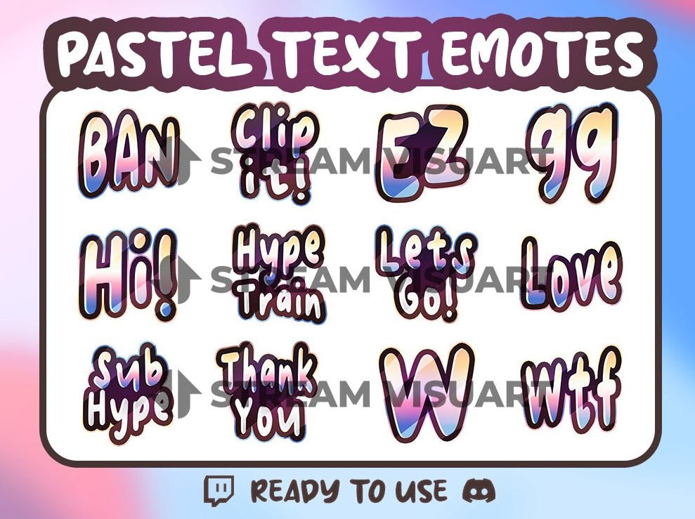 emotes twitch pastel