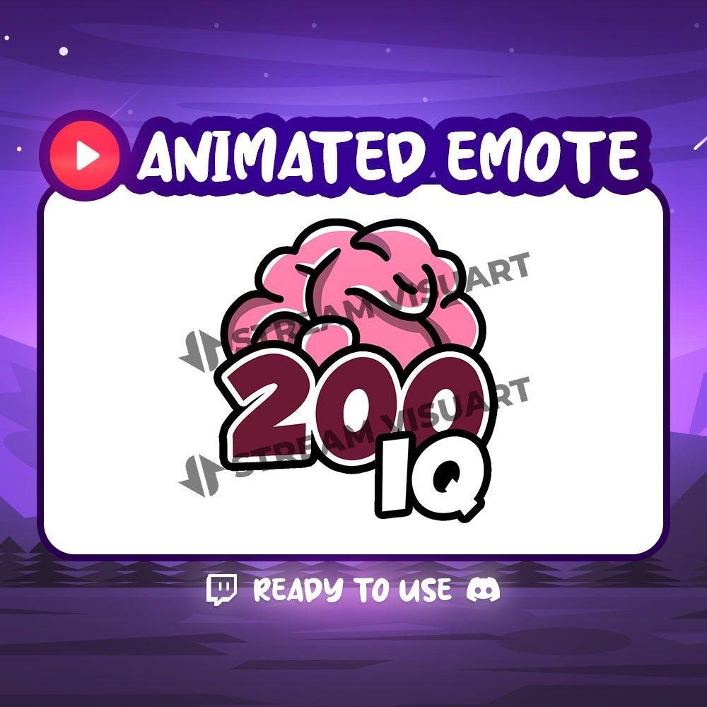 200 IQ Animated Emote - StreamersVisuals