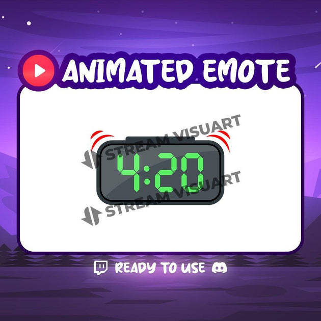 420 Animated Emote - StreamersVisuals