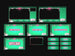 christmas twitch overlays green