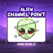 Alien Twitch Channel Point - StreamersVisuals