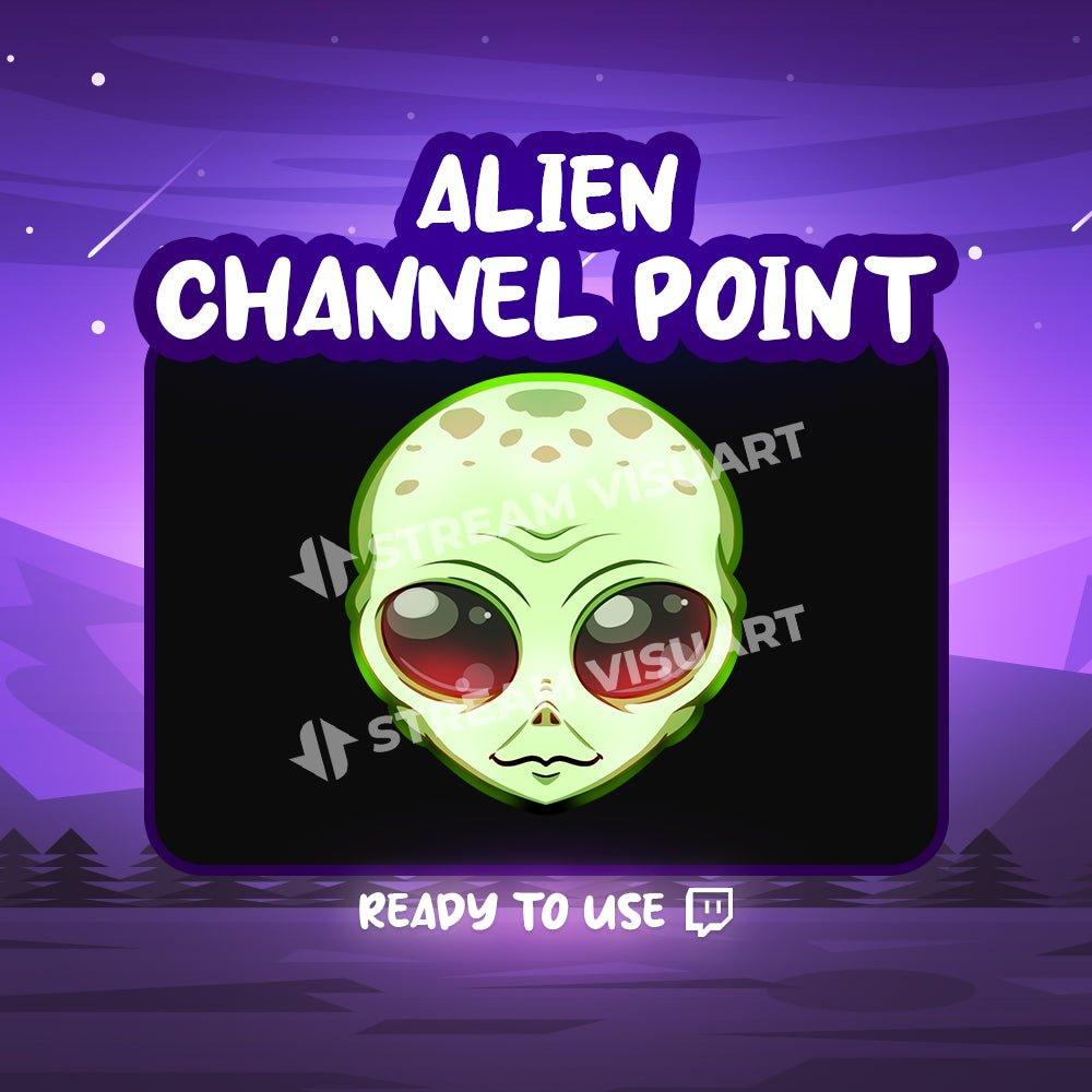 Alien Twitch Channel Point - StreamersVisuals