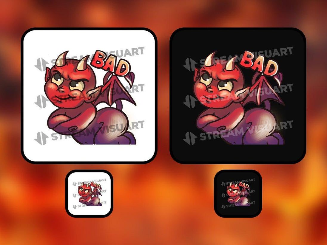 Angel and Demon Emotes 2-Pack - StreamersVisuals