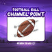 American Football Ball Twitch Channel Point - StreamersVisuals