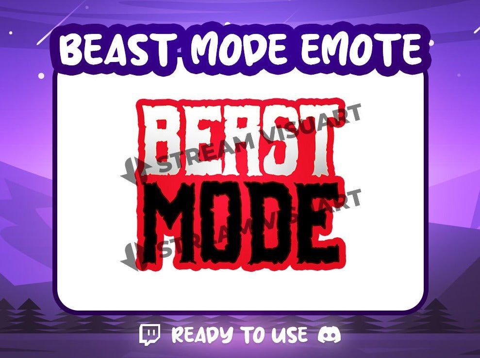 Unleash Your Inner Gamer with Beast Mode Emote - StreamersVisuals