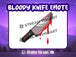 Bloody Knife Emote