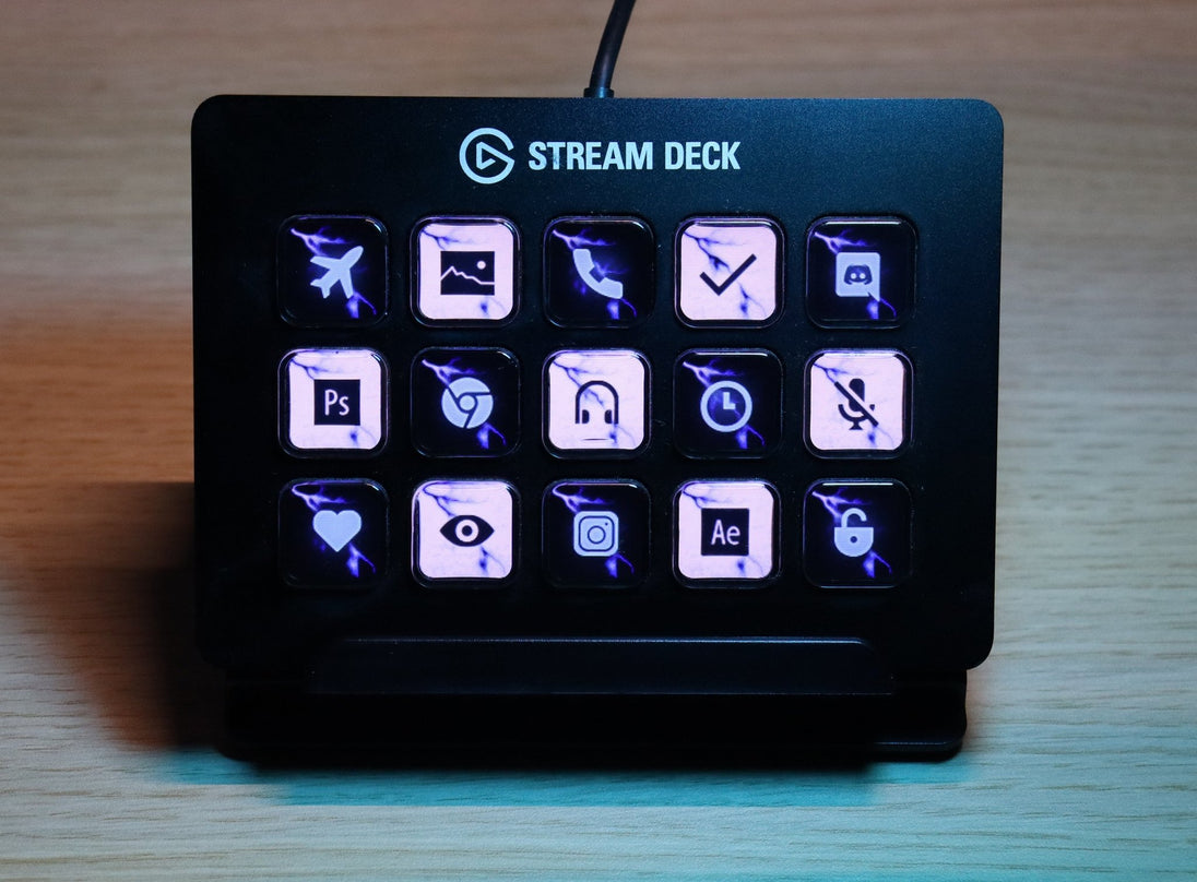Blue Lightning - 200 Icônes de Stream Deck - StreamVisuArt