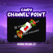 Bonbon Cerise Point de chaîne Twitch - StreamVisuArt