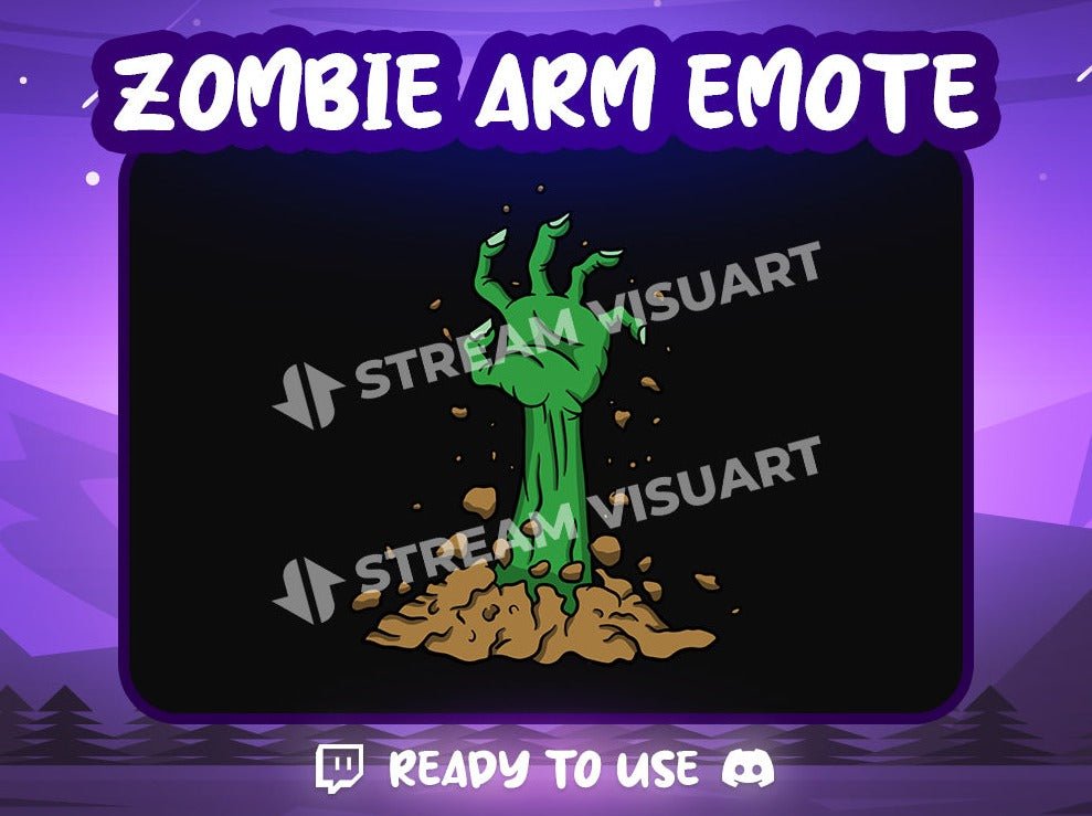 Bras de Zombie Emote - StreamVisuArt