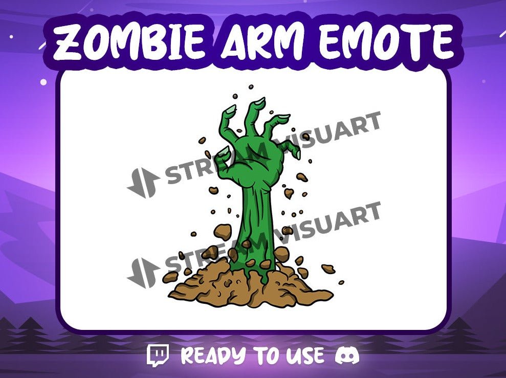 Bras de Zombie Emote - StreamVisuArt