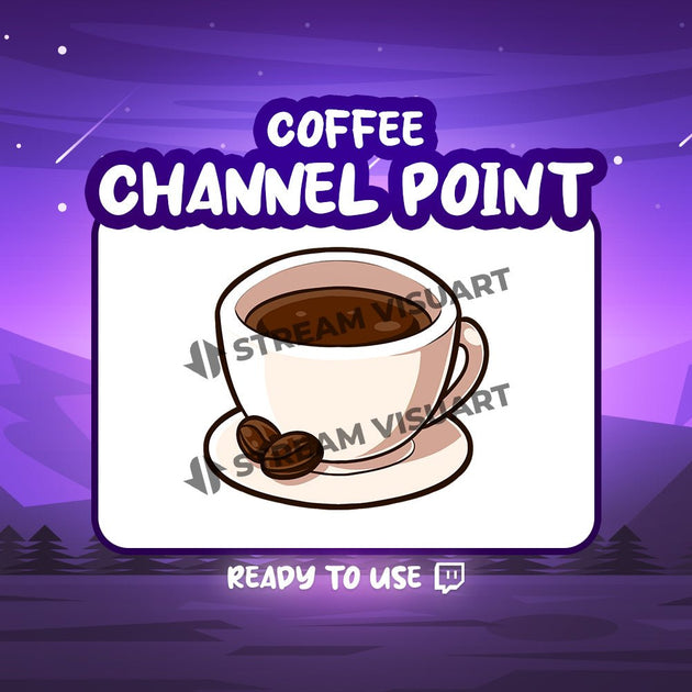 Café Point de chaîne Twitch - StreamVisuArt