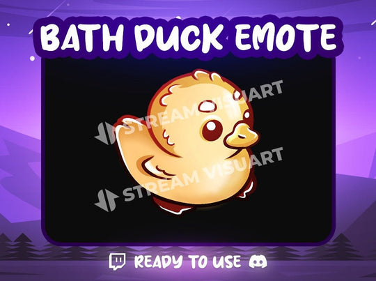 Canard de bain Emote - StreamVisuArt