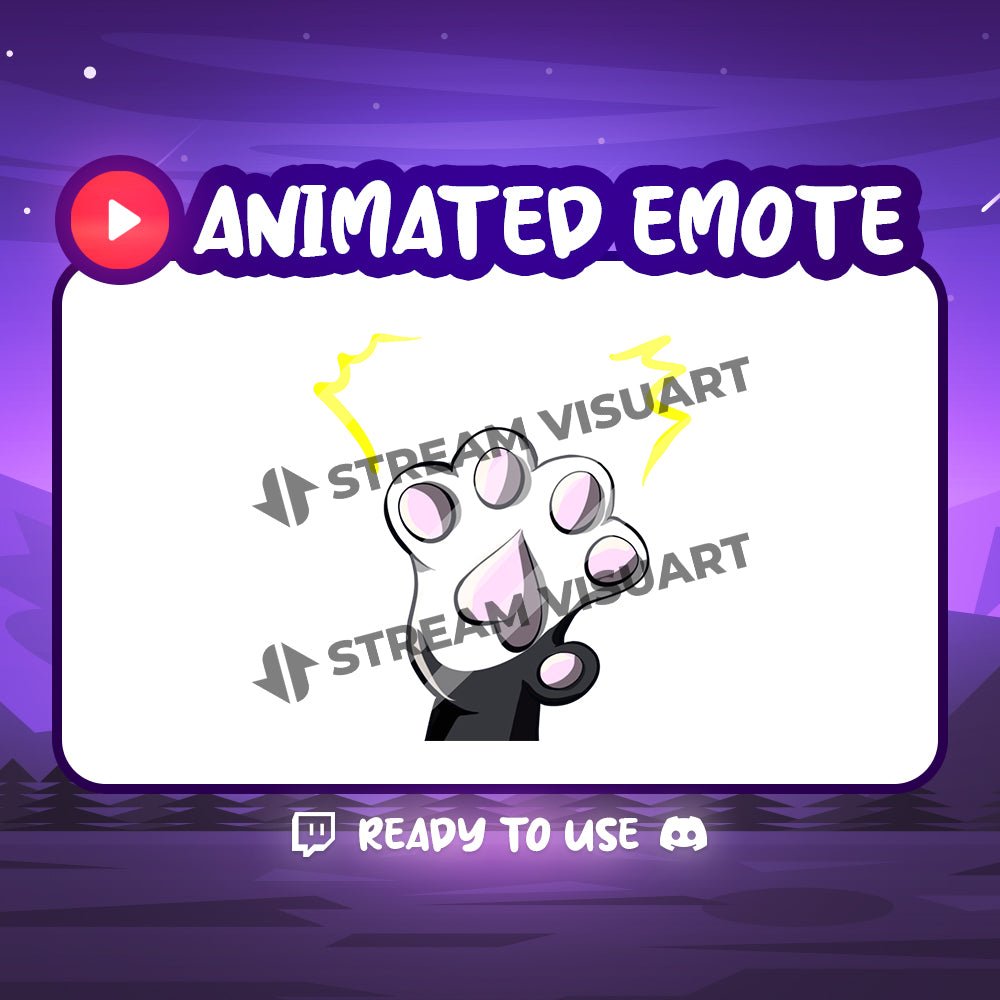 Cat Paw Animated Emote