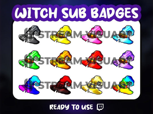 Feather Twitch Badges - Gaming Visuals