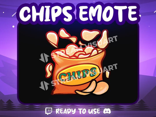 Chips Emote - StreamVisuArt