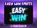 Easy Win Emote - StreamVisuArt