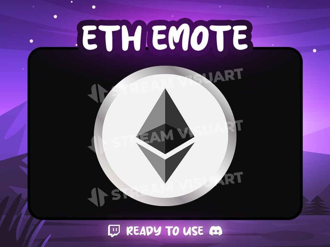 Ethereum Emote GRATUIT - StreamVisuArt