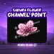 Fleur de Cerisier Point de chaîne Twitch - StreamVisuArt